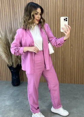 Conjunto Ary New - Rosa
