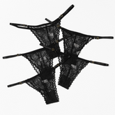 Kit com 5 Calcinhas String em Renda