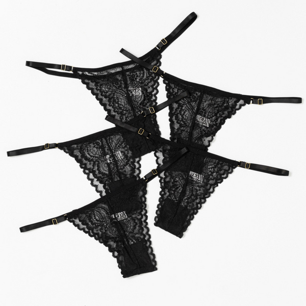Kit com 5 Calcinhas String em Renda
